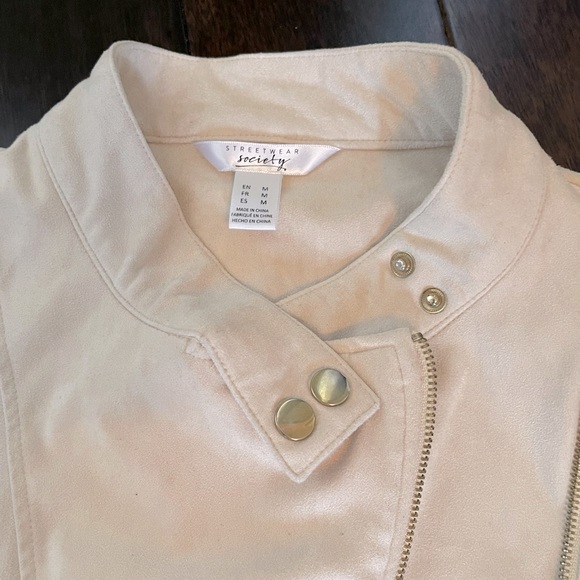 Faux suede jacket - Picture 3 of 4